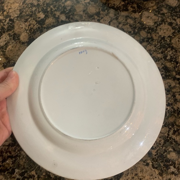 Stafford Blue and Brown Floral Dinner Plate - Picture 3 of 3